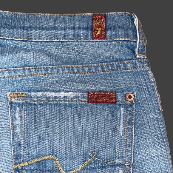 7 For All Mankind Vintage Flare Jeans - Picture 7 of 8